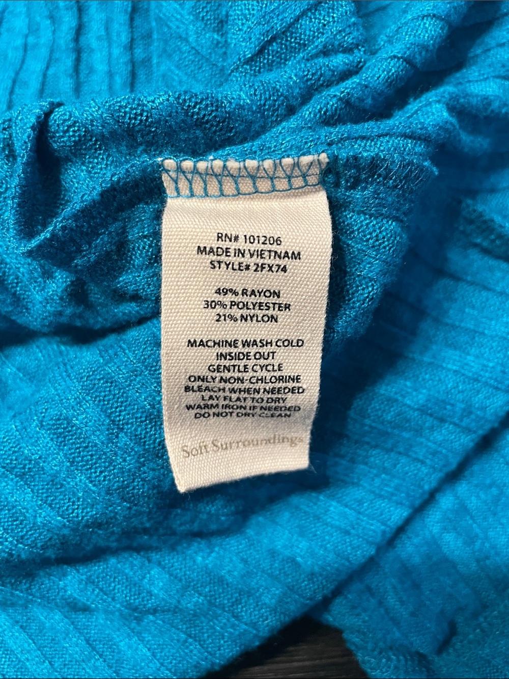 Teal Ribbed Scoop-Neck Maxi Dress - Women's - Picture 5 of 5